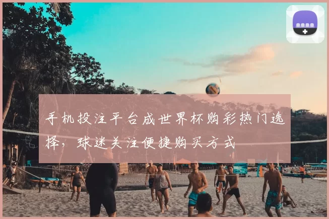 手机投注平台成世界杯购彩热门选择,球迷关注便捷购买方式