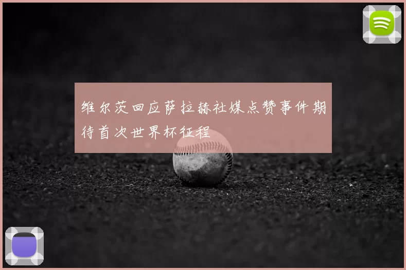 维尔茨回应萨拉赫社媒点赞事件期待首次世界杯征程